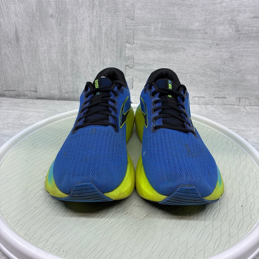 Brooks Glycerin GTS 21 Running Shoes Mens 12 Blue Nightlife Sneakers 1104191D429 - Picture 2 of 8